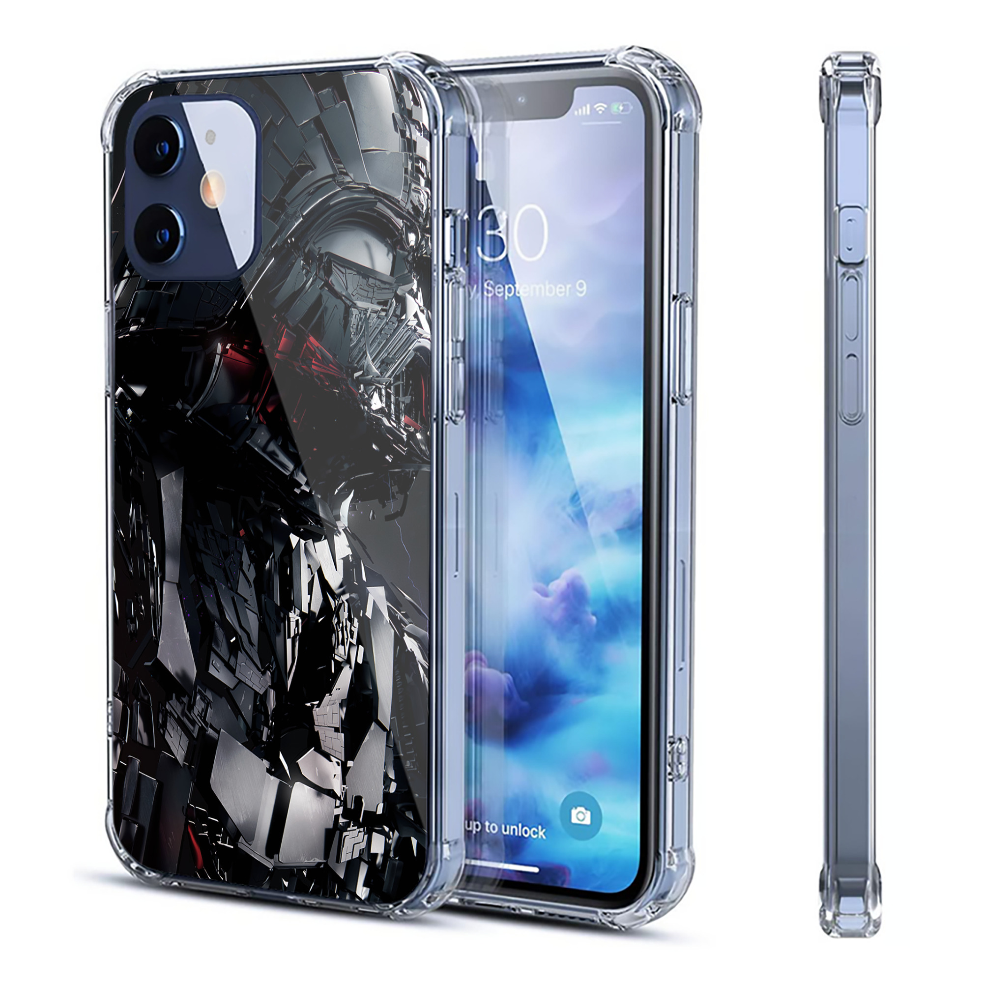 （画像用） スター・ウォーズ Star Wars 【iPhone 12シリーズ対応】透明スマホケース（クリアソフトケース）
